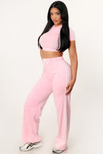 Load image into Gallery viewer, Passenger Princess Cropped Top Set- Pink
