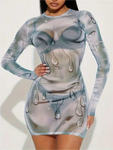 Load image into Gallery viewer, Drip Drop Dress- White