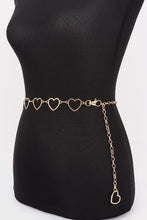 Load image into Gallery viewer, Heartline waist chain-Gold