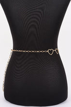 Load image into Gallery viewer, Heartline waist chain-Gold