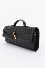 Load image into Gallery viewer, Midnight Woven Luxe Bag- Black