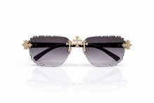 Load image into Gallery viewer, Holy Cross Black Lens- Black/Gold