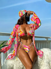 Load image into Gallery viewer, Turks &amp; Caicos 4pc. Swim Set- Pink
