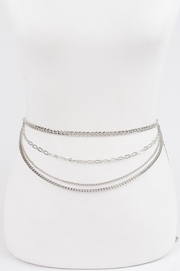Style 1 Chain Belt- Silver