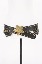 Load image into Gallery viewer, Golden Star Rodeo Belt- Gold
