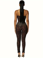 Load image into Gallery viewer, Katia Jumpsuit- Leopard Print
