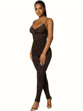 Load image into Gallery viewer, Katia Jumpsuit- Leopard Print
