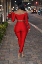 Load image into Gallery viewer, Glam Life 2pc. Set- Red
