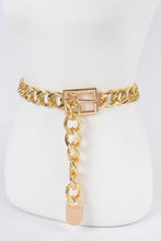 Load image into Gallery viewer, South Beach Chain Belt- Gold
