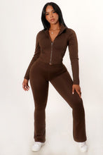Load image into Gallery viewer, Active Girly 2pc Set- Brown
