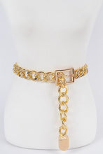 Load image into Gallery viewer, South Beach Chain Belt- Gold
