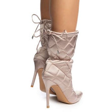 Load image into Gallery viewer, Makayla Quilted Booties- Nude
