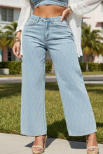 Load image into Gallery viewer, Diamond Drip Jeans- Denim
