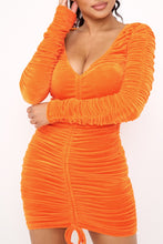 Load image into Gallery viewer, Allura Mini Dress- Orange
