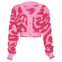 Load image into Gallery viewer, Love On Me Cropped Cardigan- Pink
