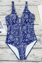 Load image into Gallery viewer, West Coast Swimsuit- Navy Blue
