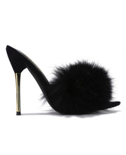 Load image into Gallery viewer, Giselle Fluffy Heels
