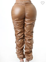 Load image into Gallery viewer, City Girls Stacked Pants- Tan
