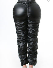 Load image into Gallery viewer, City girls Stacked Pants- Black
