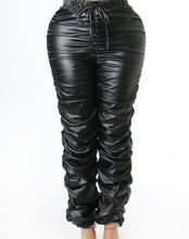 Load image into Gallery viewer, City girls Stacked Pants- Black
