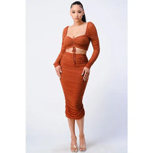 Load image into Gallery viewer, Milan Skirt Set- Camel
